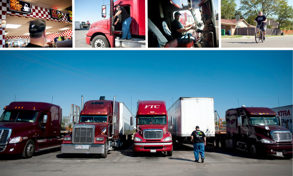 A Hard Turn: Big-Rig Drivers Focus on Getting Healthy