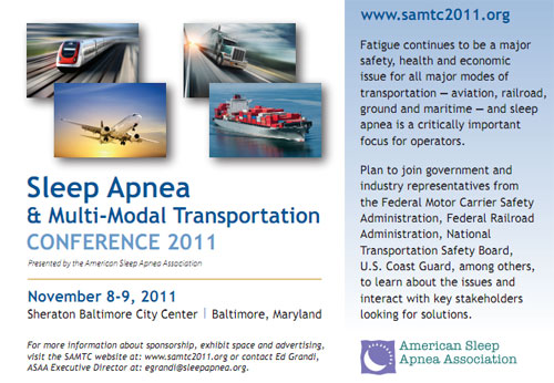 Sleep Apnea & Multi-Modal Transportation Conference in Baltimore