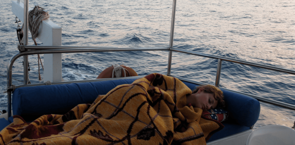 sleeping-on-boat